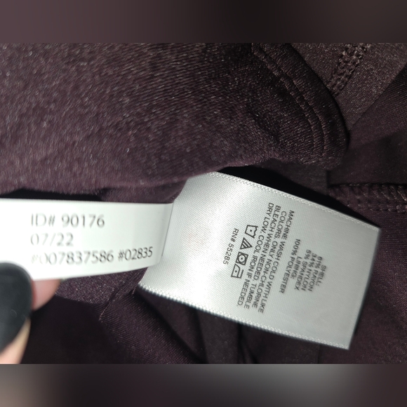 NWT Express Long-Sleeved Ruched Asymmetrical Hem Midi Dress Women's Size Medium - Picture 10 of 13